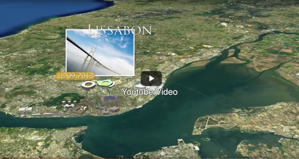 SatMap Spanien Portugal